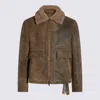 Salvatore Santoro Brown Leather Jacket In Brown