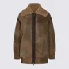Salvatore Santoro Brown Leather Jacket In Brown