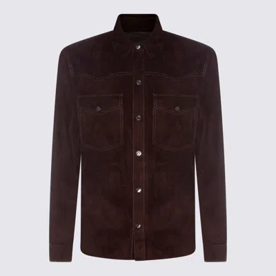 Salvatore Santoro Chest-pockets Leather Jacket In Brown