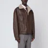 Salvatore Santoro Burnt Brown Leather Jacket