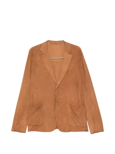 Salvatore Santoro Button-fastening Jacket In Brown