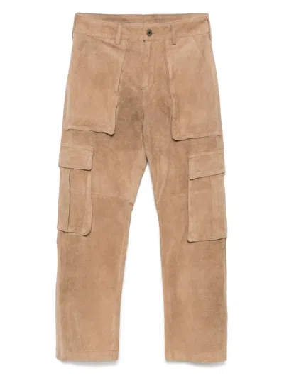 Salvatore Santoro Cargo Trousers In Brown