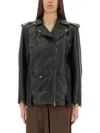 Salvatore Santoro Classic Biker Jacket With Zip Closure
