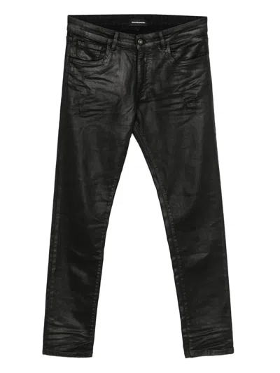 Salvatore Santoro Beschichtete Jeans In Black