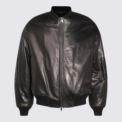 Salvatore Santoro Black Leather Jacket