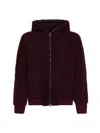 Salvatore Santoro Shearling And Leather Reversible Jacket In Red