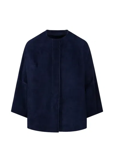 Salvatore Santoro Crew-neck Jacket In Blue