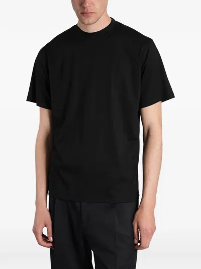Salvatore Santoro Crew-neck T-shirt In Black