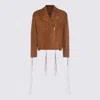Salvatore Santoro Dark Brown Leather Casual Jacket