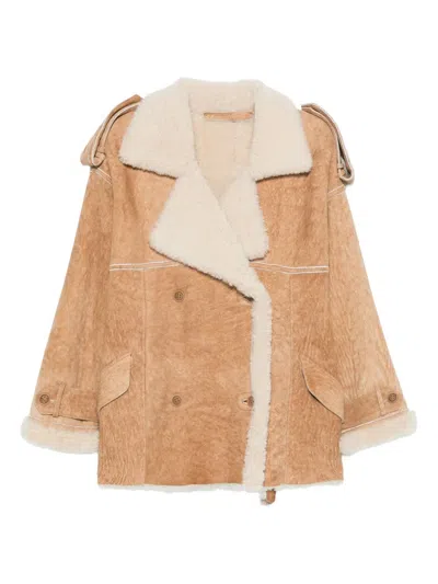 Salvatore Santoro Doppelreihiger Mantel In Brown