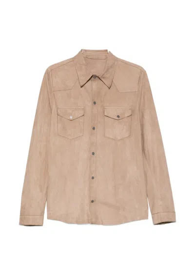 Salvatore Santoro Flap-pocket Shirt In Metallic