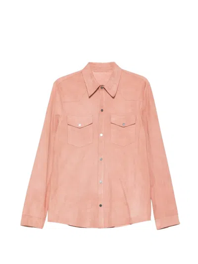 Salvatore Santoro Flap-pocket Shirt In Pink
