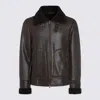 Salvatore Santoro Shearling-collar Leather Jacket In Brown