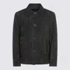 Salvatore Santoro Buttoned Leather Jacket In Black