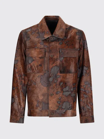 Salvatore Santoro Jacket Men  In Brown