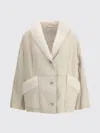 Salvatore Santoro Shearling Jacket In Neutral