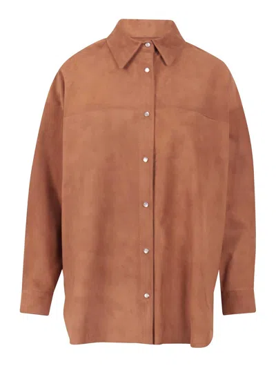 Salvatore Santoro Jacket With Fringes On The Back In Beige