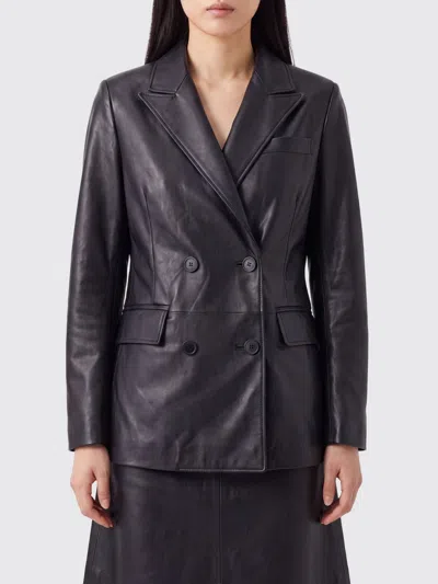 Salvatore Santoro Jacket Woman Color Navy In Black