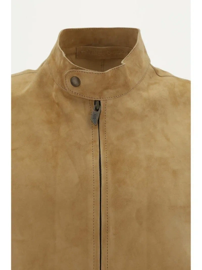 Salvatore Santoro Jackets In Camel