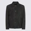 Salvatore Santoro Buttoned Leather Jacket In Black