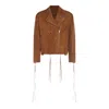 Salvatore Santoro Dark Brown Leather Casual Jacket