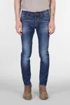 Salvatore Santoro Jeans In Blue Denim In Blue