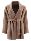 Salvatore Santoro Shearling-trimmed Suede Coat