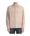 Salvatore Santoro Leather Jacket In Beige Leather In Neutral