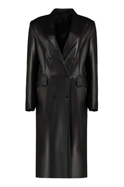 Salvatore Santoro Leather Jacket In Black