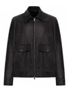 Salvatore Santoro Flap-pocket Leather Jacket In Black