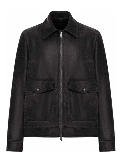 SALVATORE SANTORO LEATHER JACKET