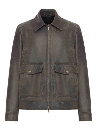 SALVATORE SANTORO LEATHER JACKET