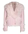 Salvatore Santoro Leather Jackets In Pink