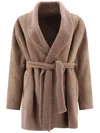Salvatore Santoro Leather And Shearling Jacket In Neutrals