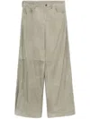 Salvatore Santoro Leather Trousers In Green