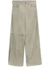 Salvatore Santoro Leather Trousers In Green