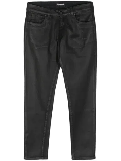 Salvatore Santoro Logo-patch Jeans In Black
