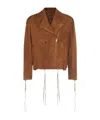 Salvatore Santoro Dark Brown Leather Casual Jacket In Brown