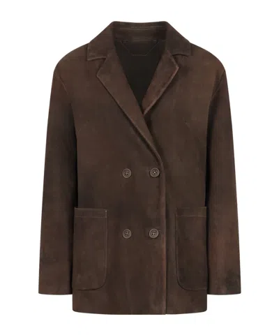 Salvatore Santoro Long Sleeve Leather Jacket In Black