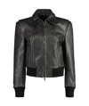 Salvatore Santoro Leather Jacket In Black