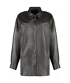 Salvatore Santoro Leather Jacket In Black
