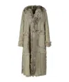 Salvatore Santoro Long-sleeved Coat In Nude