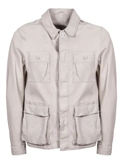 Salvatore Santoro Long-sleeved Jacket In Neutral