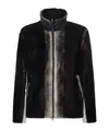 Salvatore Santoro Black Leather Degrade Jacket In Black