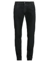Salvatore Santoro Man Jeans Black Size 32 Cotton, Elastane In Black