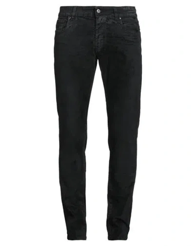Salvatore Santoro Man Jeans Black Size 32 Cotton, Elastane