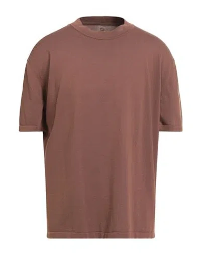 Salvatore Santoro Man Sweater Brown Size L Cotton