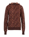Salvatore Santoro Knitwear In Brown Polyamide In Brown