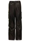 Salvatore Santoro Brown Cargo Pants In Black