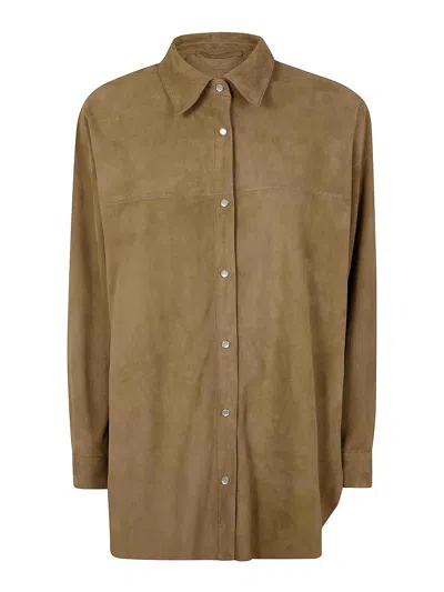 SALVATORE SANTORO OVERSIZED LEATHER JACKET